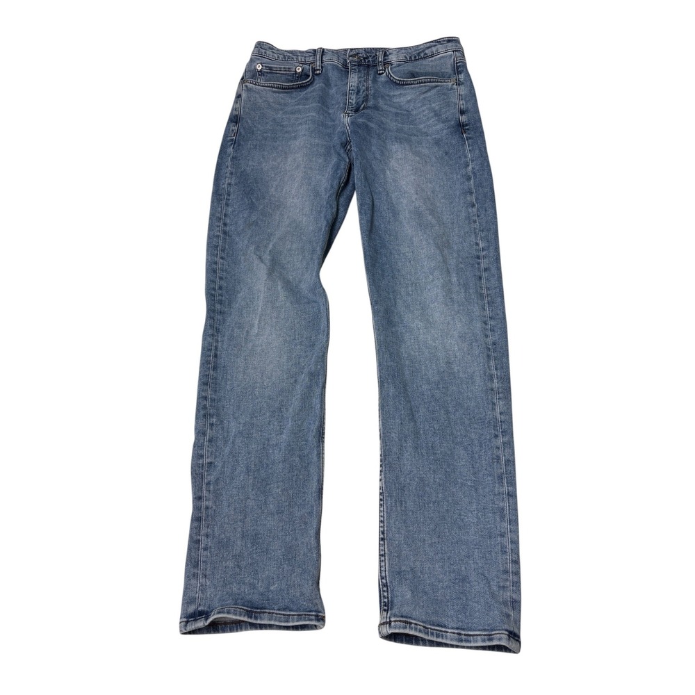 Rag & Bone Fit 2 Slim Jeans Mens 32x30 Ramsey Blue Stretch Denim MED23P1223BARA